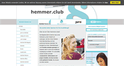 Desktop Screenshot of hemmer-club.de