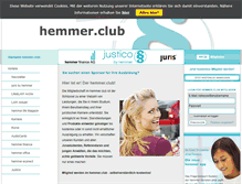 Tablet Screenshot of hemmer-club.de